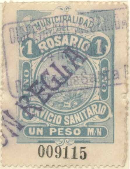 Fruits - Overprint "SERVICIO OFICIAL" (10¾ mm)