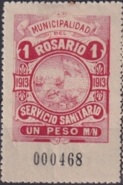 José Francisco de San Martin (1778-1850), ovpt. "M.G."