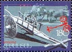 Agricultural workman, ovpt. "M.M."