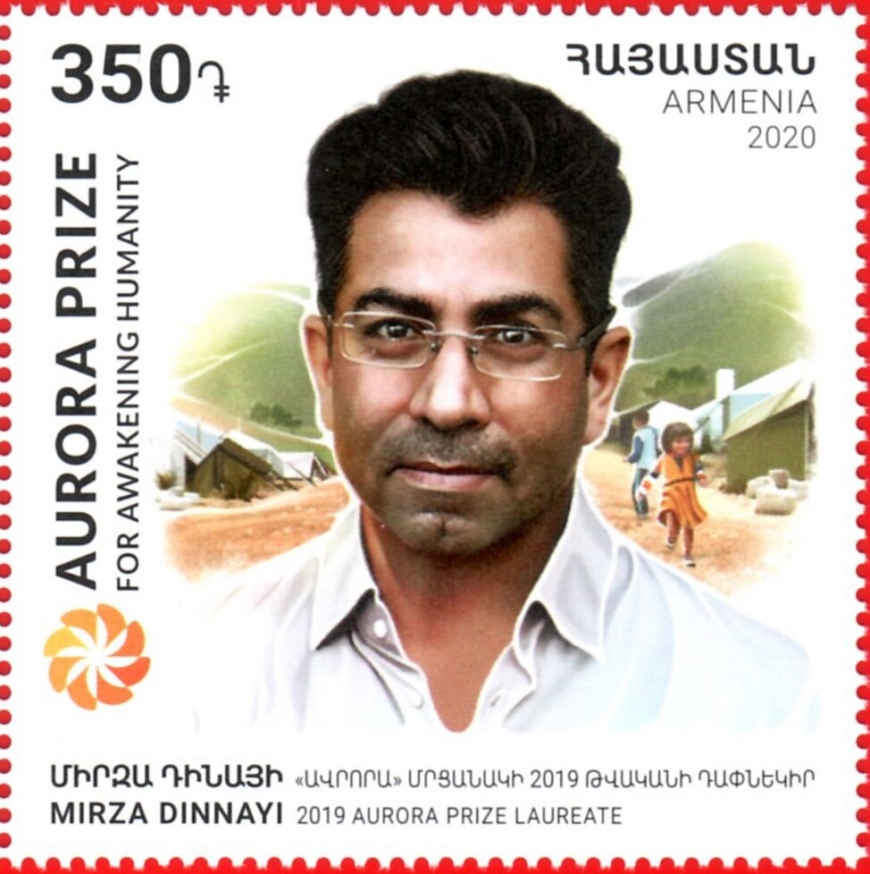 YMCA emblem in geometric designs