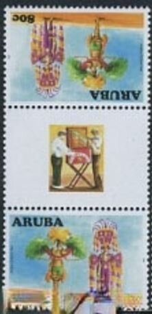 Russian definitive, handstamped "5r HH" on 3k.