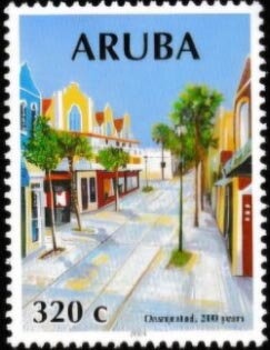 National flag, surcharged