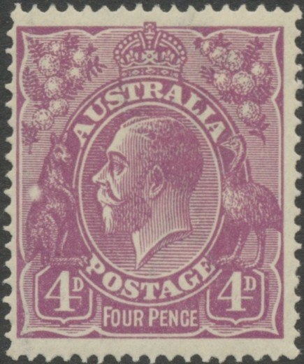 Sturt's Desert Rose 2c coil stamp type I