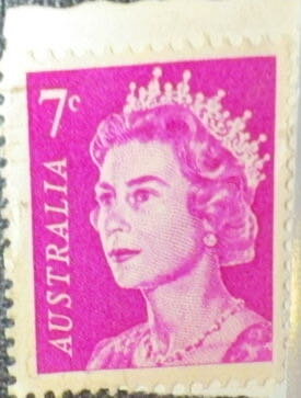 Queen Elizabeth II 7c  stamp collectible - Main Image 2