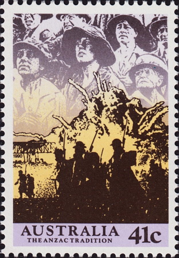 Australian 1d stamp from 1913