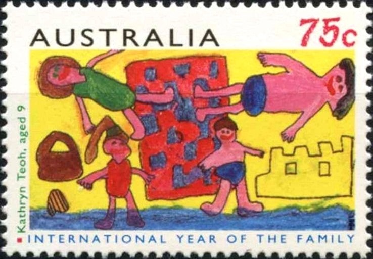 Aborigine, toned paper