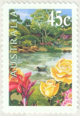 Globe depicting Australia