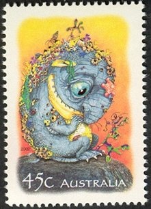 Koala (Phascolarctos cinereus) and Cub