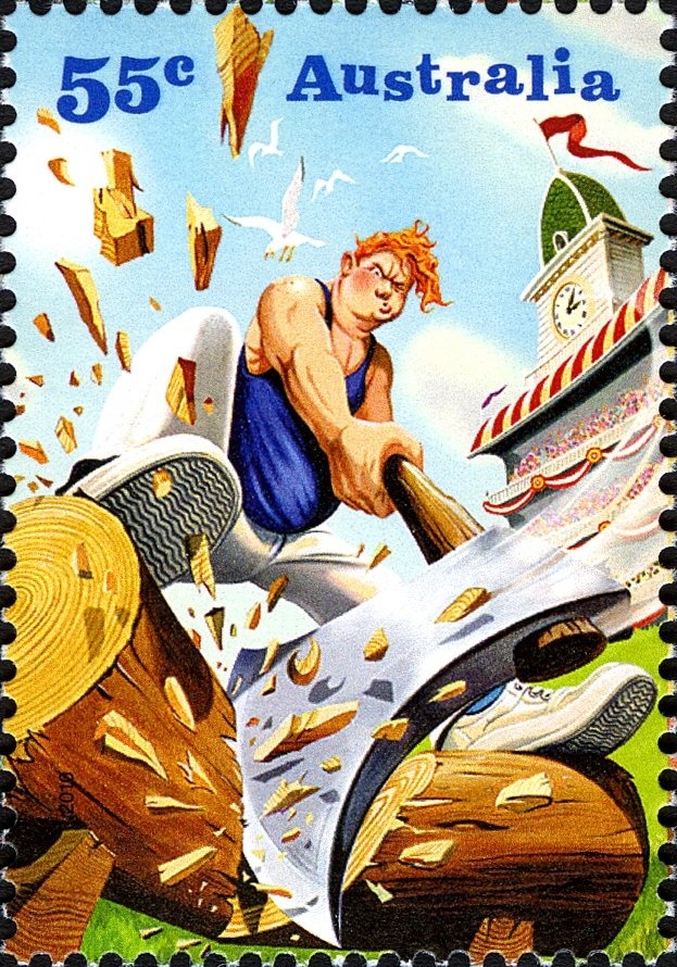 Pukumani Poles (linocut), Bede Tungutalum (1988)