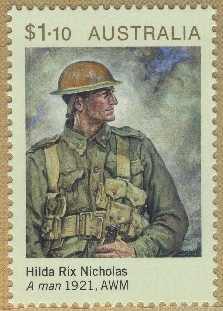 Kangaroo and Map, Perforated OS