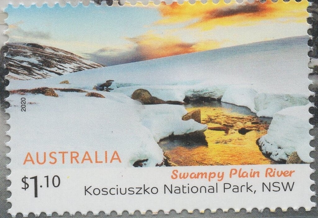 Kangaroo and Map, Perforated OS