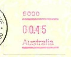 Kangaroo and Map, Perforated OS