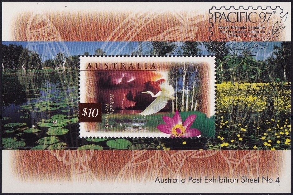 Kangaroo and Map, Perforated OS