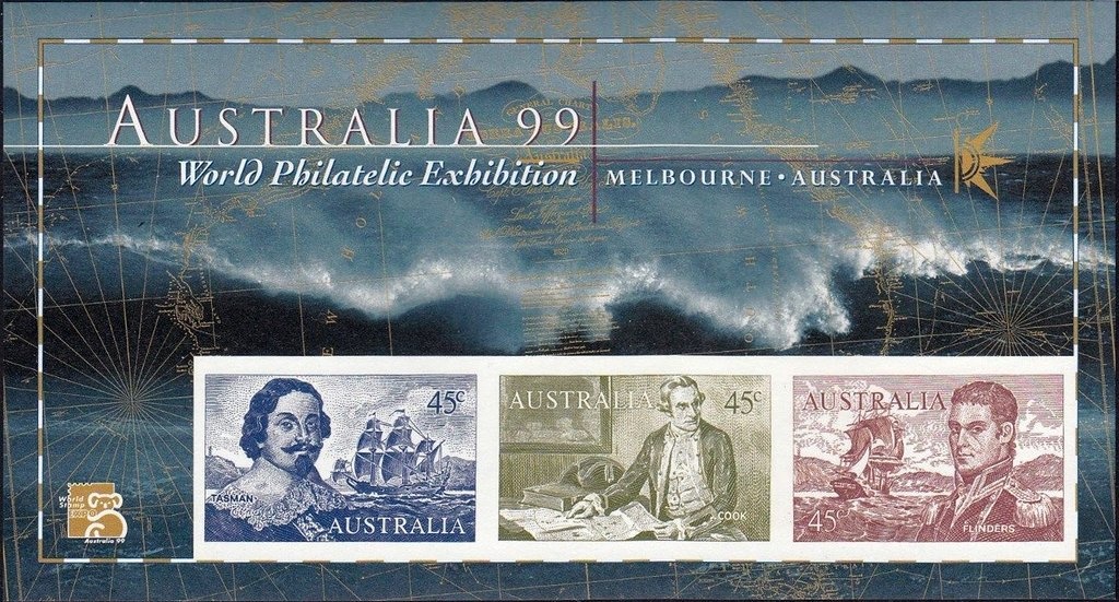 Kangaroo and Map, Perforated OS