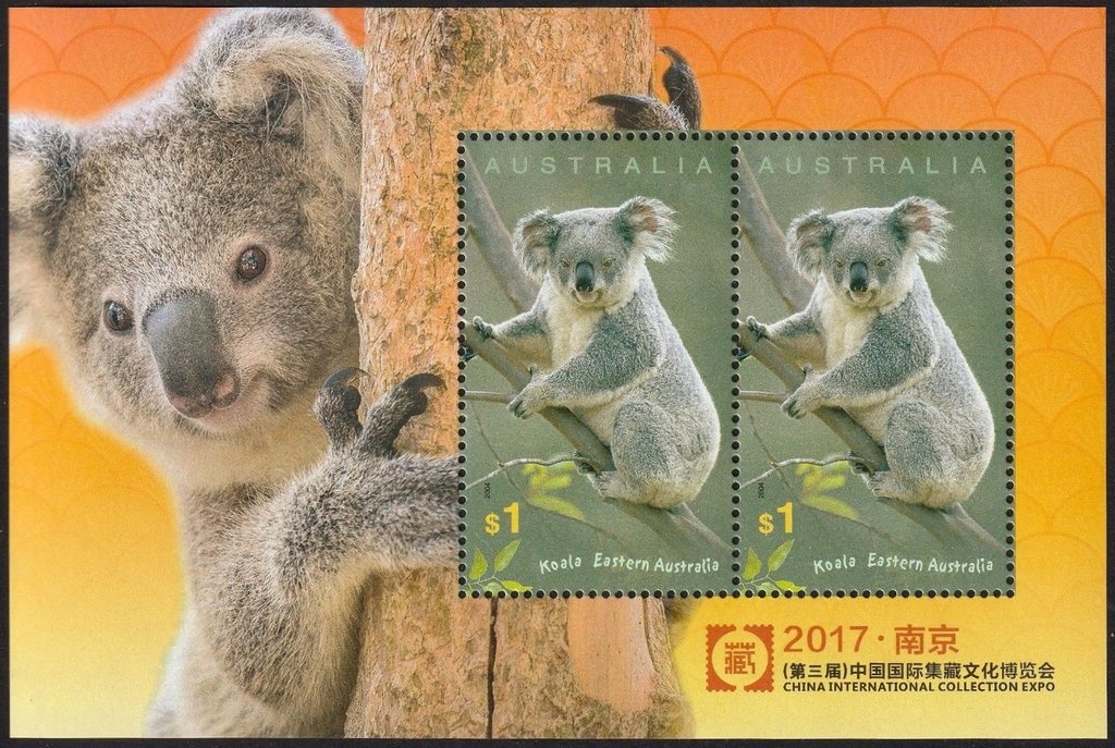 Kangaroo and Map, Perforated OS