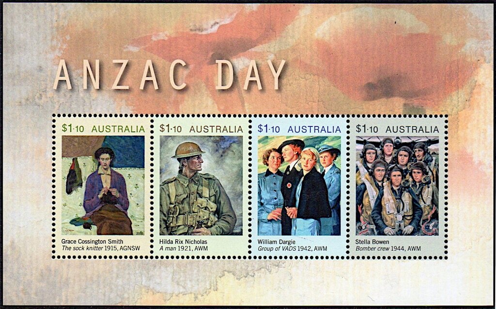 Kangaroo and Map, Perforated OS