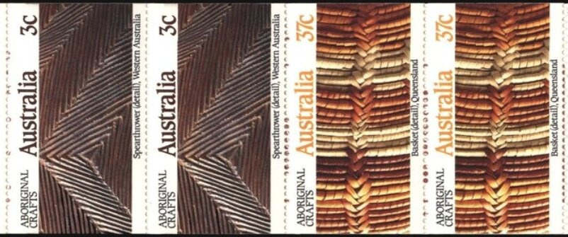 Christmas Kookaburra & Kangaroo - Booklet Pane