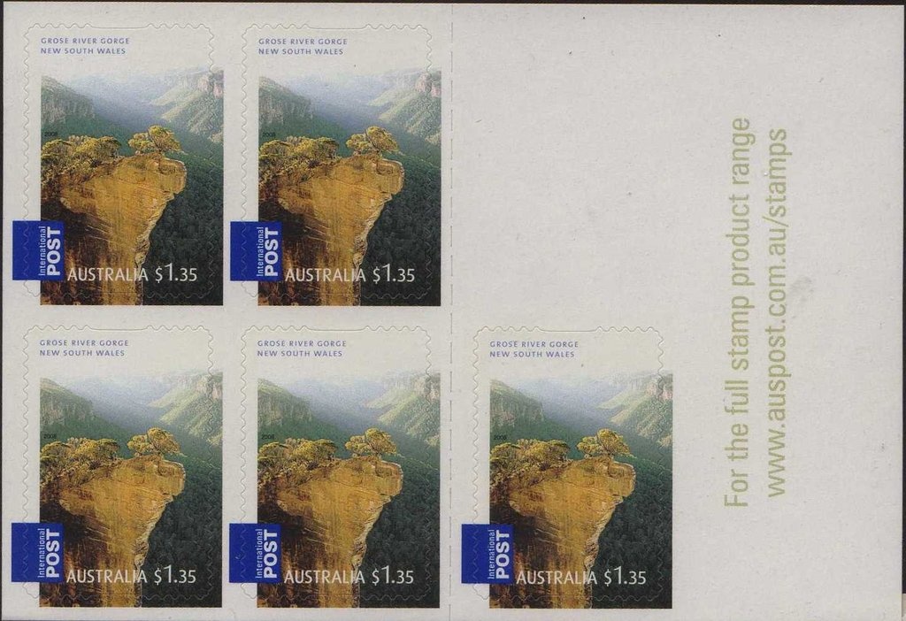 Kangaroo and Map, Perforated OS