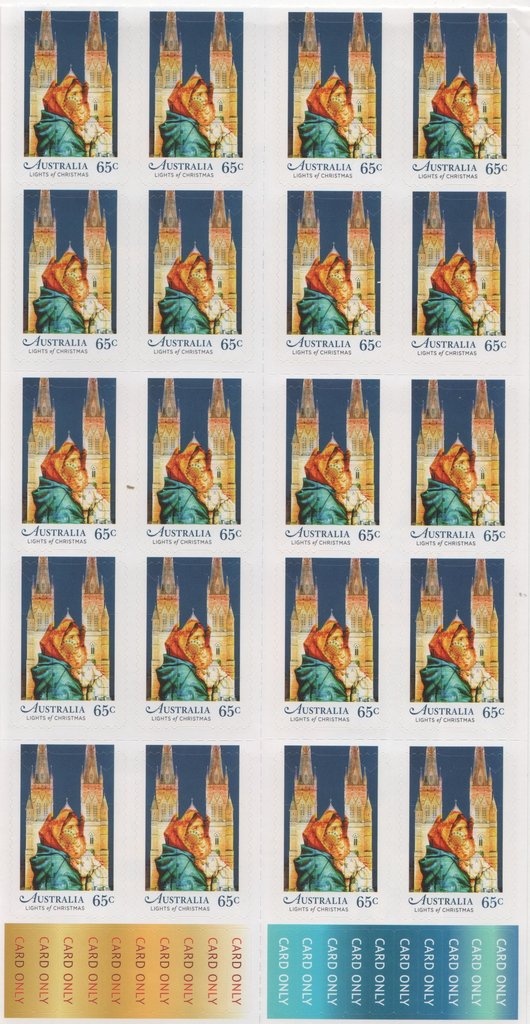 Kangaroo and Map, Perforated OS