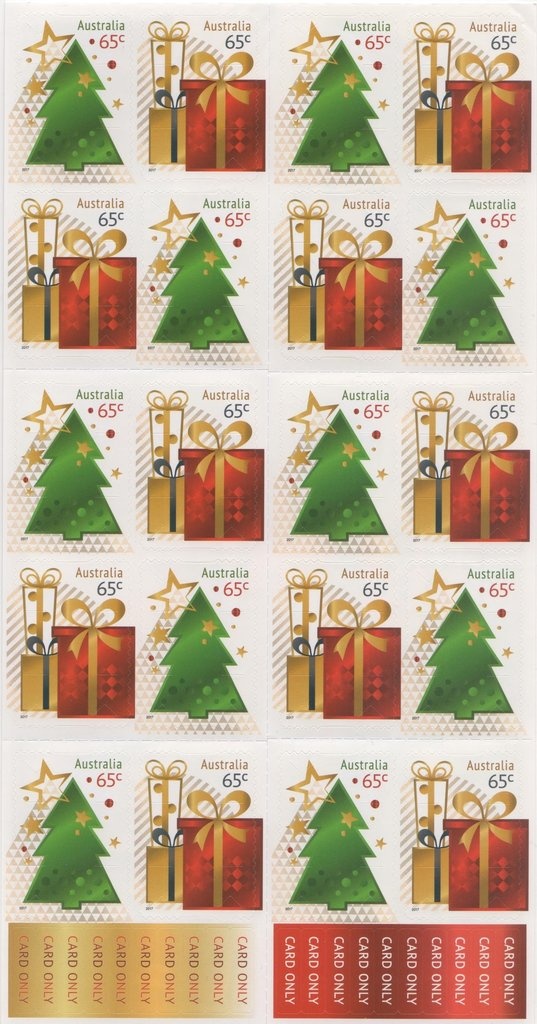 Kangaroo and Map, Perforated OS