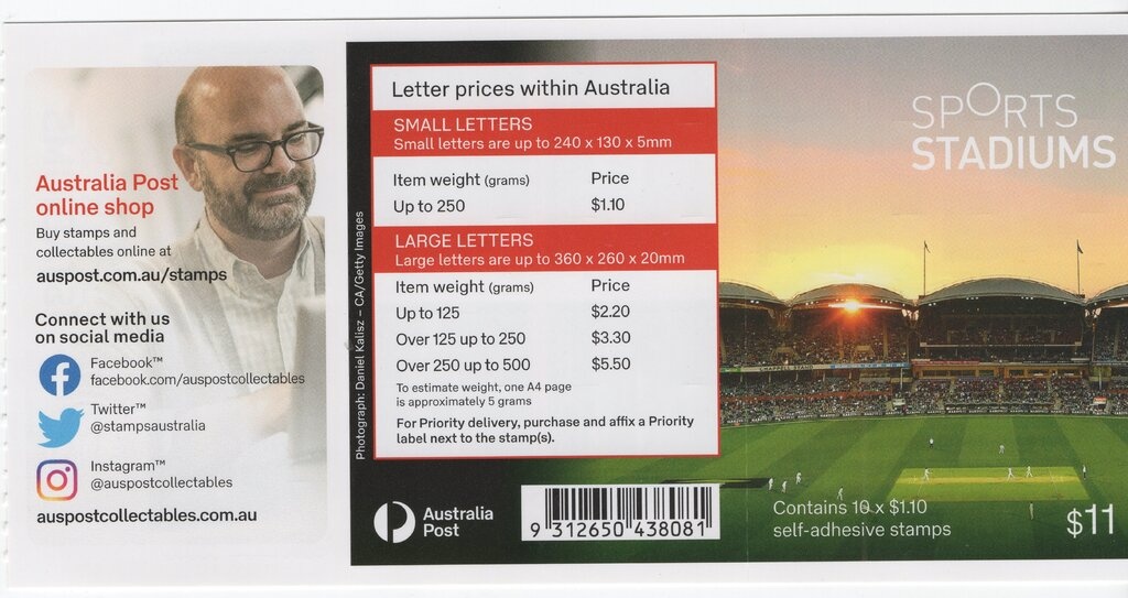 Kangaroo and Map, Perforated OS