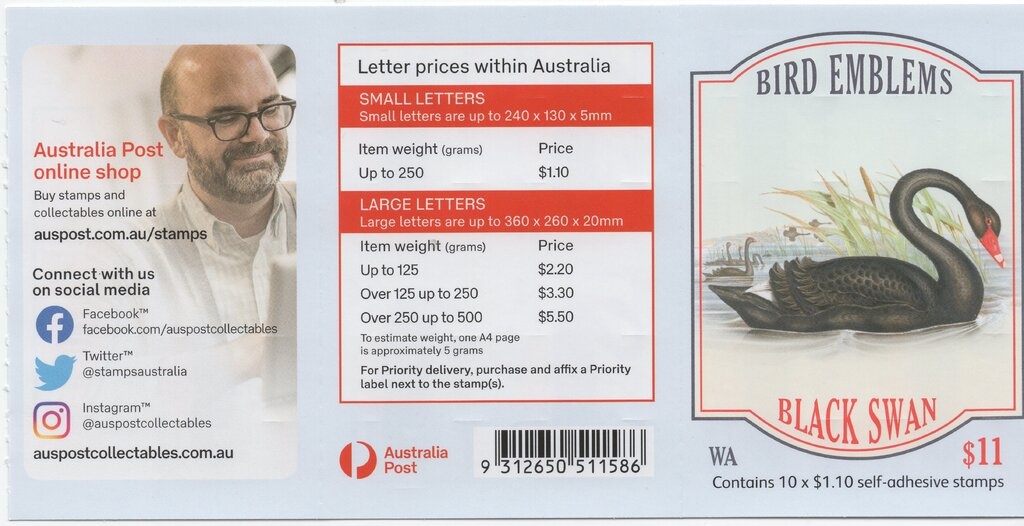 Kangaroo and Map, Perforated OS