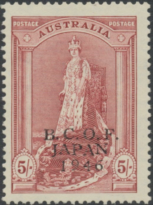 Kangaroo and Map, Perforated OS