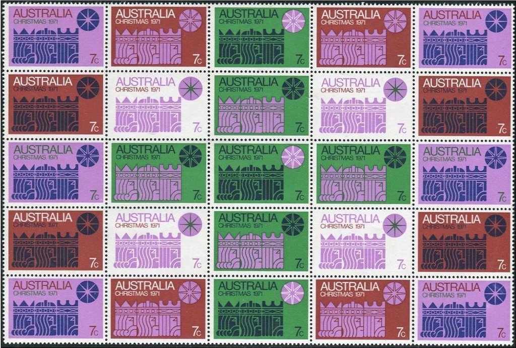 Kangaroo and Map, Perforated OS