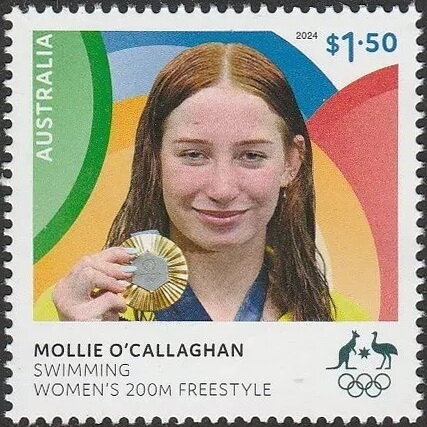 Kangaroo and Map, Perforated OS