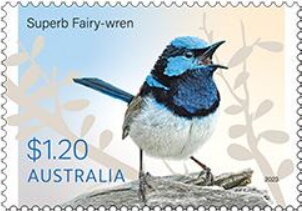 Kangaroo and Map, Perforated OS