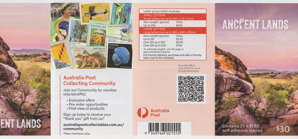 Lyre Bird (Menura novaehollandiae), Overprinted OS