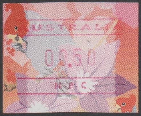 Kangaroo and Map, Perforated OS