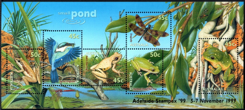 Overprint "AUS. STEAM MELBOURNE, OCT. 1988"