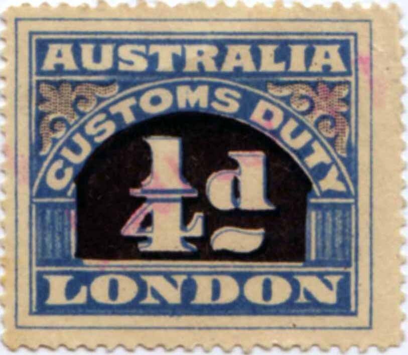 1/- Parcel Stamp