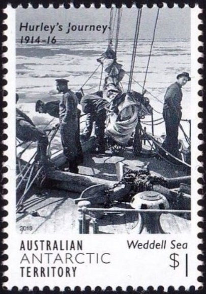 Christmas Kookaburra & Kangaroo - Booklet Pane