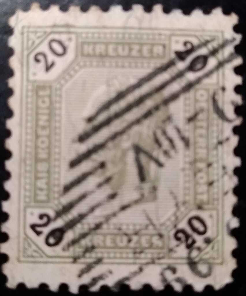 Old Hofburg, Innsbruck Tyrol - small format, dark blue