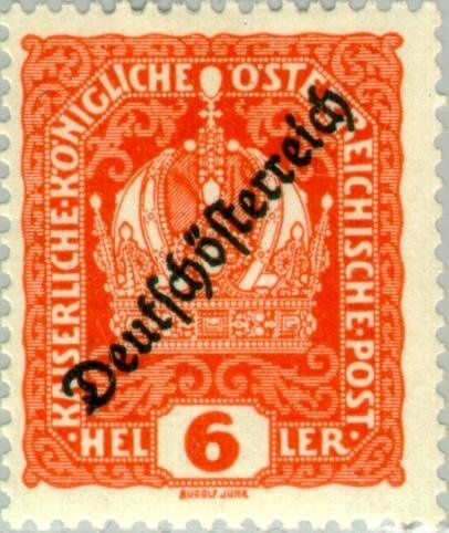 Austrian eagle rising from the flames