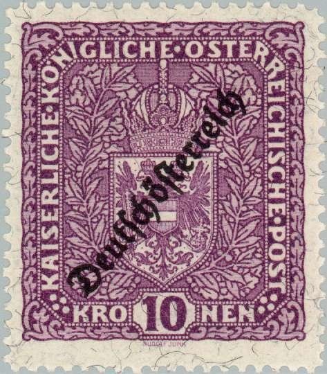 Overprint German stamp Hitler