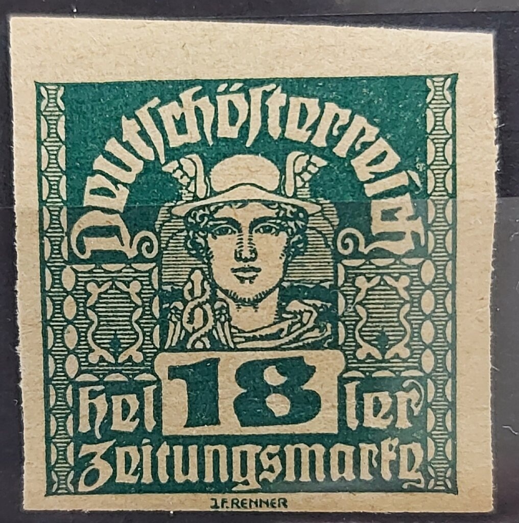 Overprint German stamp Hitler