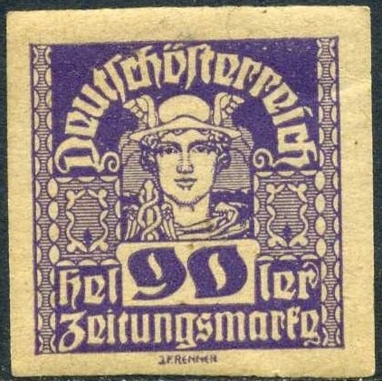 Overprint German stamp Hitler
