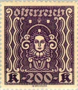 Overprint German stamp Hitler