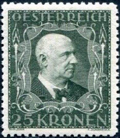 Overprint German stamp Hitler