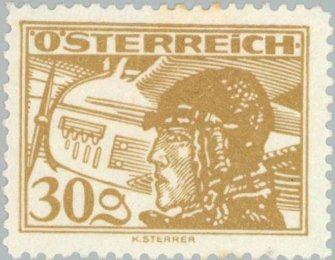 Güssing Castle, Burgenland - large format, brown orange