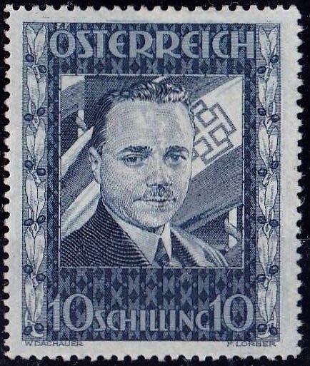 Overprint German stamp Hitler