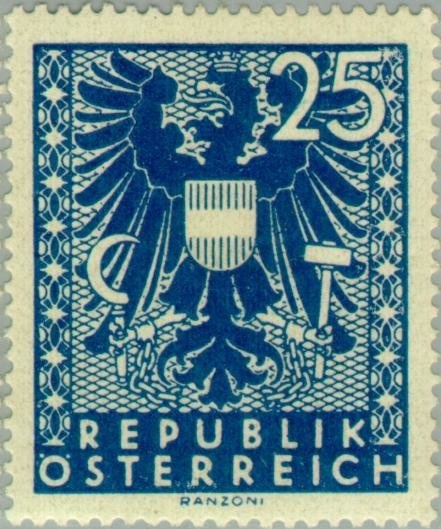 Overprint German stamp Hitler