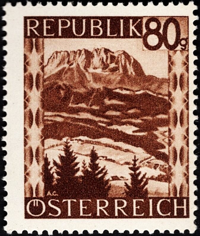 Overprint German stamp bridal goblet & aquamanile