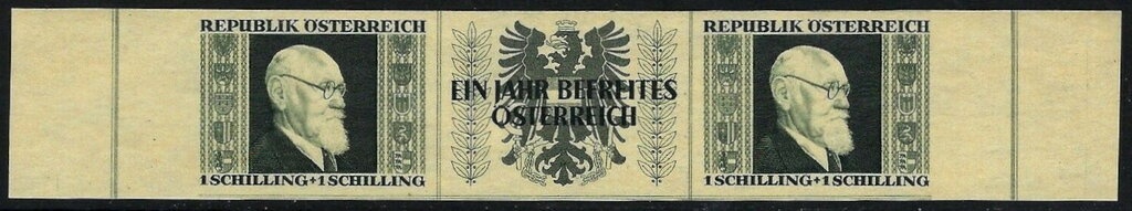 Overprint German stamp Hitler