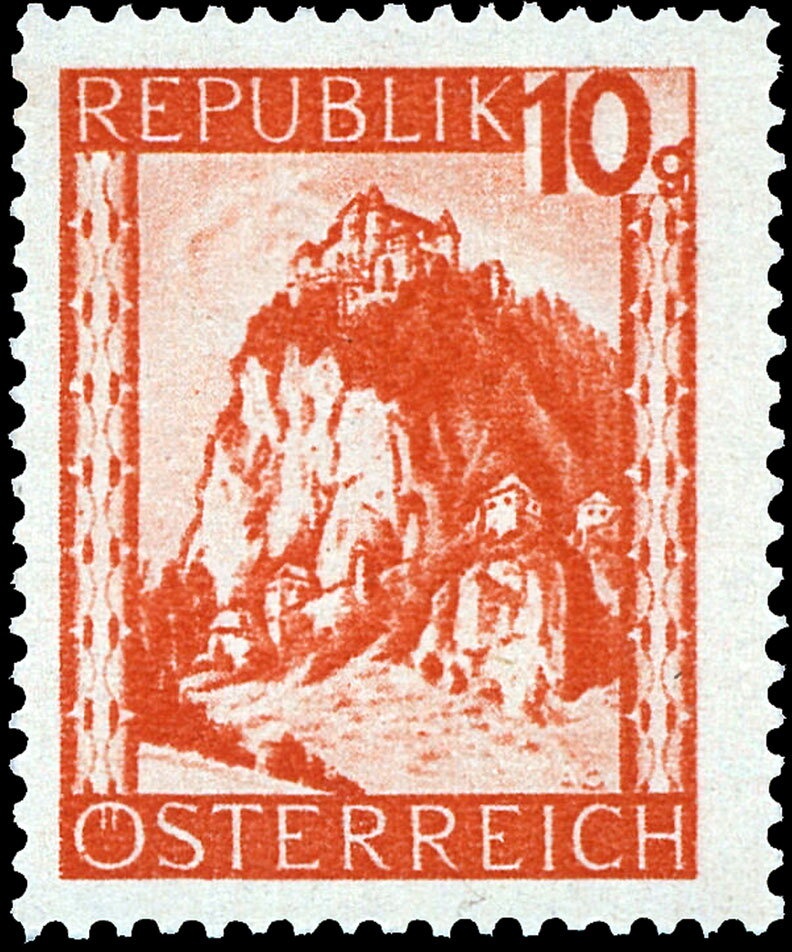 Hohensalzburg Fortress, Salzburg - large format, lake