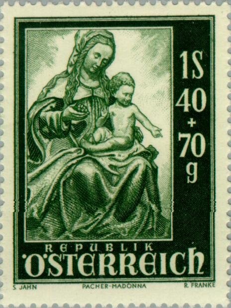 St. Benedict of Nursia, (stained-glass)