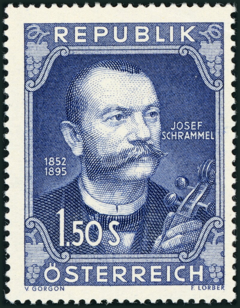 Overprinted with new Design - Quotation from Qualtinger